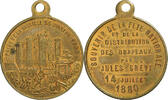 France Medaille Fête Nationale, Distribution des Drapeaux par Jules Grévy -