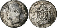 France 5 Francs Napoleon III, Napoléon III, Strasbourg, Silver -