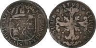 Principality of Neuchâtel 1/2 Batzen Billon -