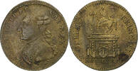France betaalpenning Louis XVI, Statue de Louis XV à Bordeaux, Brass -