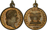 France Medaille Inauguration du Tombeau de Napoléon Ier, Brass -