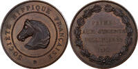 France Medaille Société Hippique Française, Bronze, Bescher -