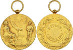 France Medaille Gymnastique, Moulon, Gilt Bronze, Rasumny -