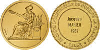 France Medaille Société Industrielle du Nord de la France, Lille, Gilt -