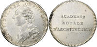 France betaalpenning Louis XVI, Académie Royale d'Architecture, Silver, Droz -