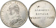France betaalpenning Louis XVI, Académie Royale d'Architecture, Silver, Droz -
