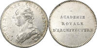 France betaalpenning Louis XVI, Académie Royale d'Architecture, Silver, Droz -