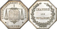 France betaalpenning Notaires de l'Arrondissement d'Issoudun, Indre, Silver -