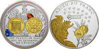 France Medaille Adieu au Franc, 500 Francs Arc de Triomphe de l'Etoile, Proof -