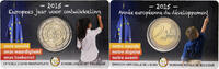 Belgium 2 Euro European Year for Development, Coin card, Brussels -