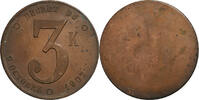 France betaalpenning Plaque Fiscale, Appareils à Vapeur, 3K, Copper -