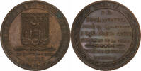 France Medaille Entrée du duc d'Angoulême à Bordeaux, Bronze, Andrieu -