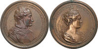 Duchy of Lorraine Medaille Frederick I & Margaret, Bronze -