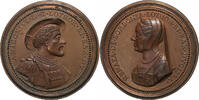 Duchy of Lorraine Medaille Antoine of Lorraine & Renée of Bourbon -