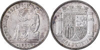 Spain 1 Peseta Madrid, Silver -