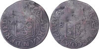Bishopric of Sion 1/2 Batzen Adrian V of Riedmatten, Billon -