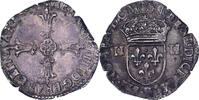 France 1/4 Ecu Henri IV, Angers, Silver -