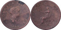 Great Britain 1/2 Penny 1806 George III, Copper SGE+ 11.23 £  +  4.29 £ shipping