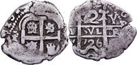 Bolivia 2 Reales Louis I, Potosi, Silver -