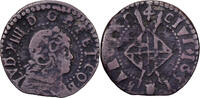 Principality of Catalonia Seiseno Louis XIV, Barcelona, Copper -