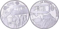 France 10 Euro La guerre moderne, Proof, MDP, Silver -