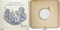 Vatican 5 Euro Pope Francis I, 39th World Day of Peace, Proof, Silver -