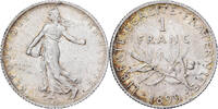 France Franc Semeuse, Paris, Silver, KM:844.1 -