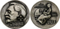 France Medaille Alexandre Desrousseaux, P'tit Quinquin, Lille, Silvered bronze -