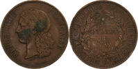France Medaille Centenaire de 1789 exposition universelle, Bronze, Barre -