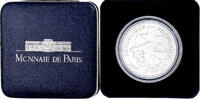 France 100 Francs Jean Moulin, Monnaie de Paris, BU, Silver -