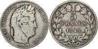 France 5 Francs Louis-Philippe I, Paris, Silver, Gadoury:678 -