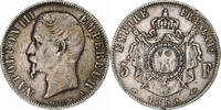 France 5 Francs Napoleon III, Paris, Silver, Gadoury:734 -
