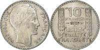 France 10 Francs Turin, Paris, Silver, Gadoury:801, KM:878 -