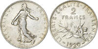 France 2 Francs Semeuse, Silver, Gadoury:532, KM:845.1 -