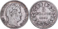 France 5 Francs 1838 MA Louis Philippe I, Marseille, Silver S+ 30.34 £  +  4.29 £ shipping