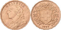 Switzerland 20 Francs 1927 B Vreneli, Bern, Gold, KM:35 VZ 641.54 £  +  4.29 £ shipping