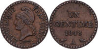 France Centime Dupré, Paris, Bronze, Gadoury:84, KM:754 -