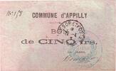 France 5 Francs Appilly -
