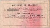 France 25 Centimes Clastres, 1915-07-30 -