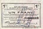 France 1 Franc Saint-Quentin -