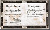 France 125 Livres Banknote, Doivillier, KM:A74, Lafaurie:169 -
