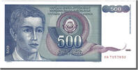Yugoslavia 500 Dinara Banknote, 1990-03-01 -