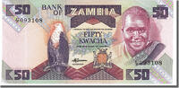 Zambia 50 Kwacha Banknote -