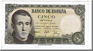 Spain 5 Pesetas Banknote, 1951-08-16 -