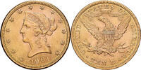 United States $10, Eagle Coronet Head, U.S. Mint, Gold -