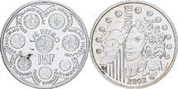 France 1/4 Euro 2002 MDP Introduction of the Euro, MDP, Silver UNZ 29.87 &pound;  +  4.23 &pound; shipping