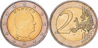 Monaco 2 Euro 2011 MDP Albert II, MDP, Bi-Metallic, KM:195 UNZ 11.07 &pound;  +  4.23 &pound; shipping