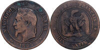 France 10 Centimes 1863 Paris Napoleon III, Paris, Bronze, Gadoury:253 S 8.97 &pound;  +  4.23 &pound; shipping