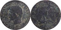 France 10 Centimes 1855 Strasbourg Napoleon III, Strasbourg, dog, Bronze S 17.05 &pound;  +  4.23 &pound; shipping