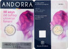 Andorra 2 Euro 2020 Madrid Universal Women's Suffrage, Madrid, Bi-Metall... 25.59 &pound;  +  4.23 &pound; shipping